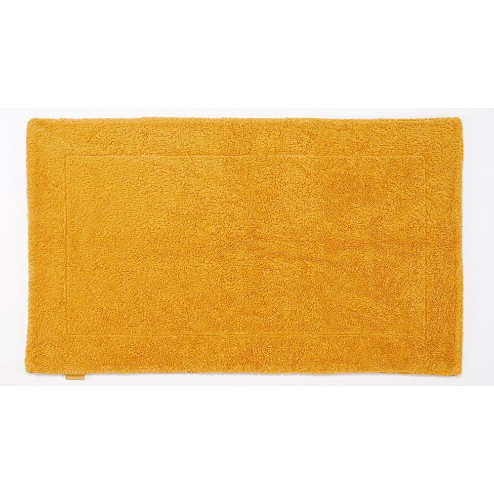 Double Bath Mat 870 by Designer Abyss & Habidecor in Curcuma Yellow